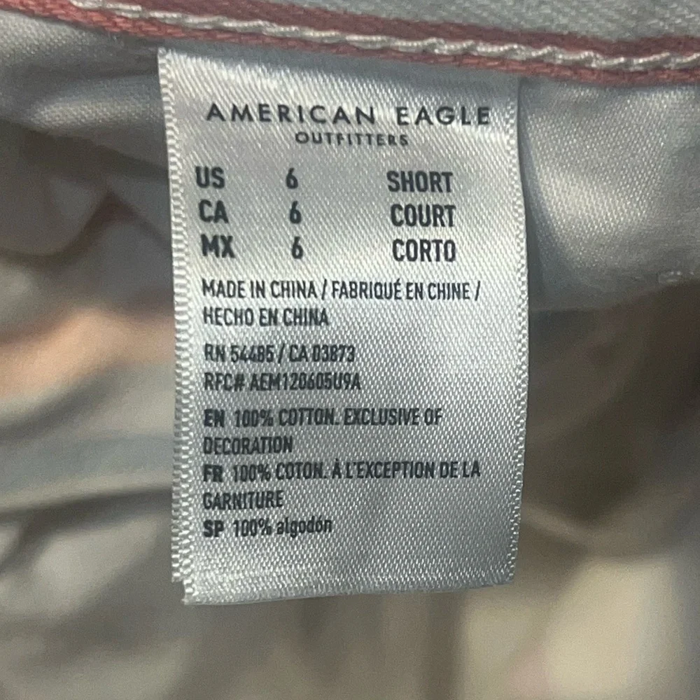 AMERICAN EAGLE PATTERNED PANTS - Picture 4 of 5